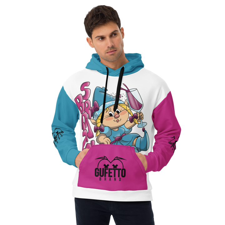 Felpa con cappuccio Uomo/Donna SBRONZOLA - Gufetto Brand 