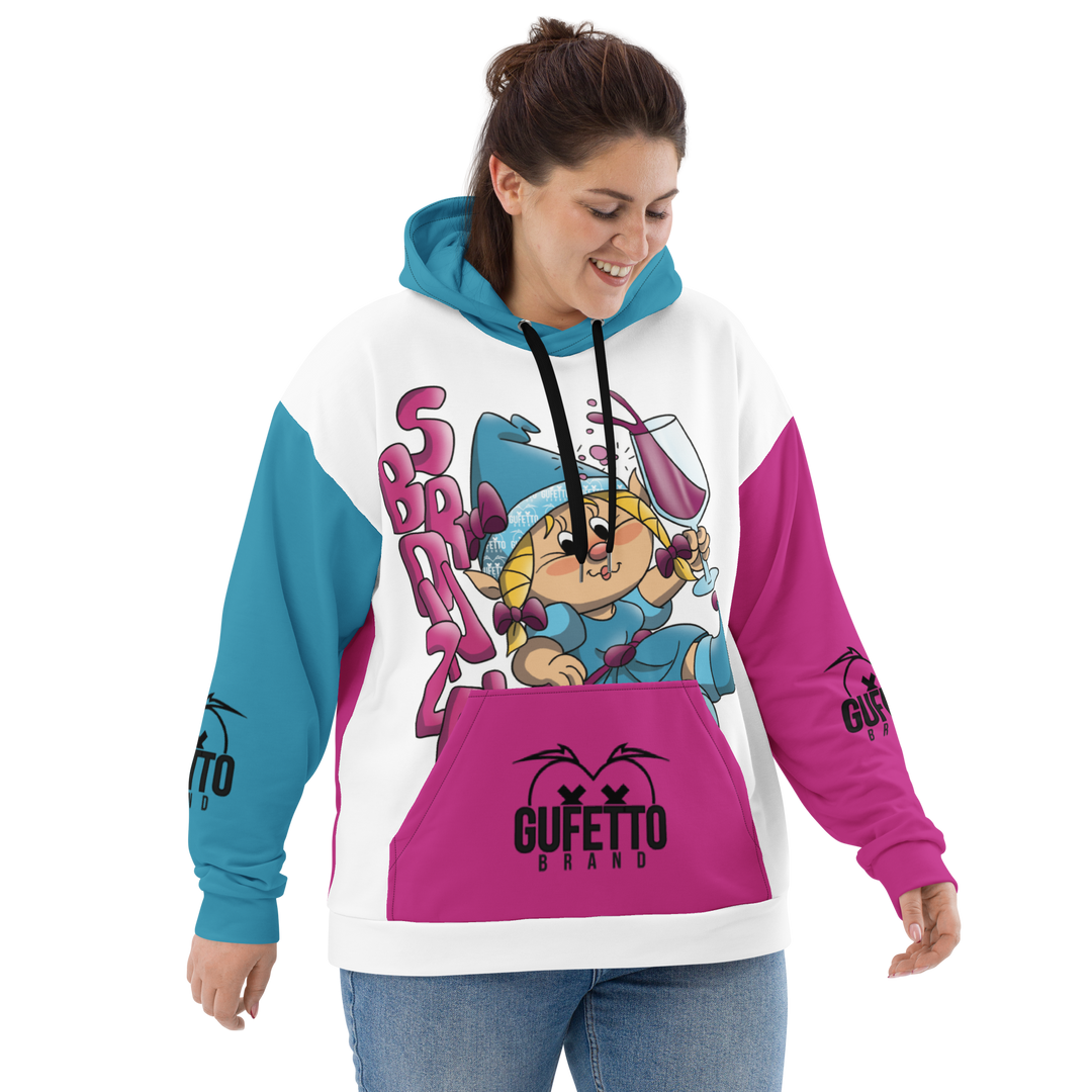 Felpa con cappuccio Uomo/Donna SBRONZOLA - Gufetto Brand 
