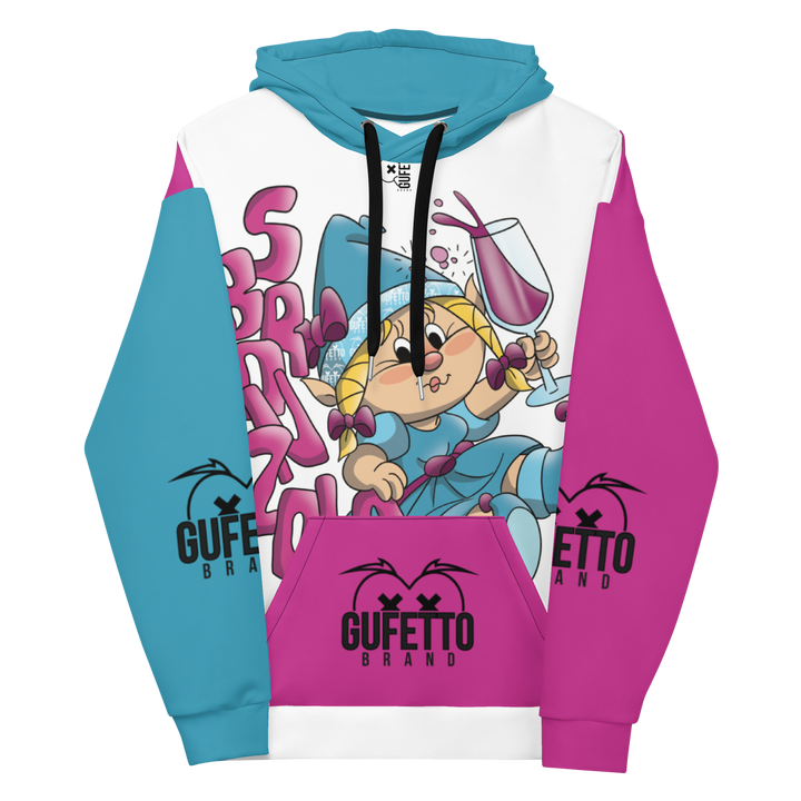 Felpa con cappuccio Uomo/Donna SBRONZOLA - Gufetto Brand 