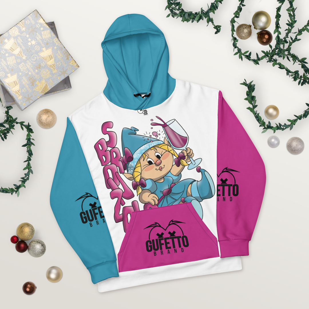 Felpa con cappuccio Uomo/Donna SBRONZOLA - Gufetto Brand 