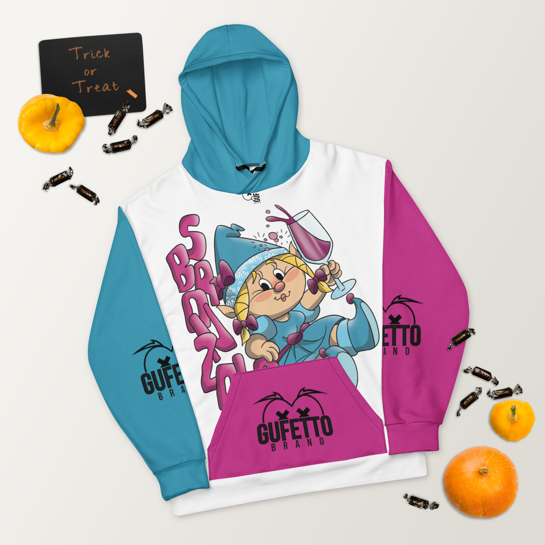 Felpa con cappuccio Uomo/Donna SBRONZOLA - Gufetto Brand 