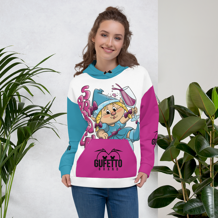 Felpa con cappuccio Uomo/Donna SBRONZOLA - Gufetto Brand 