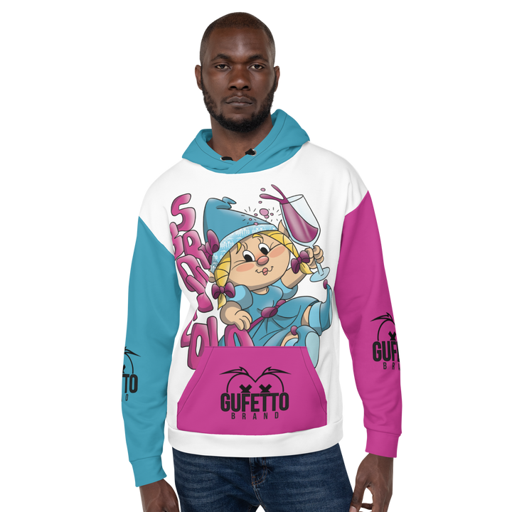 Felpa con cappuccio Uomo/Donna SBRONZOLA - Gufetto Brand 