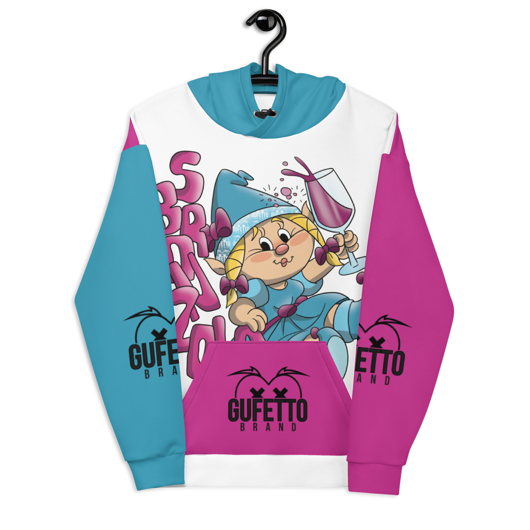 Felpa con cappuccio Uomo/Donna SBRONZOLA - Gufetto Brand 