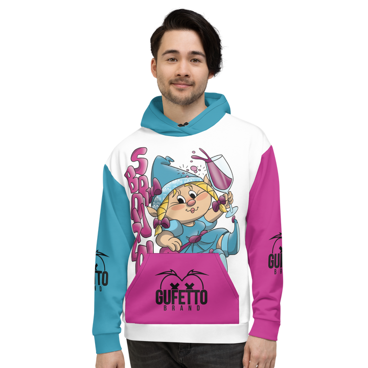 Felpa con cappuccio Uomo/Donna SBRONZOLA - Gufetto Brand 