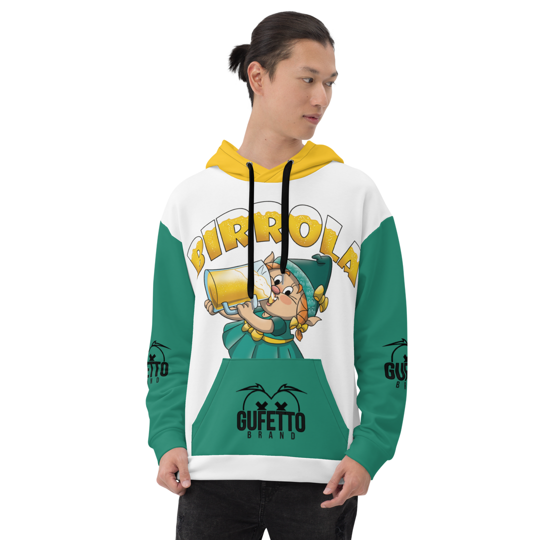 Felpa con cappuccio Uomo/Donna BIRROLA - Gufetto Brand 