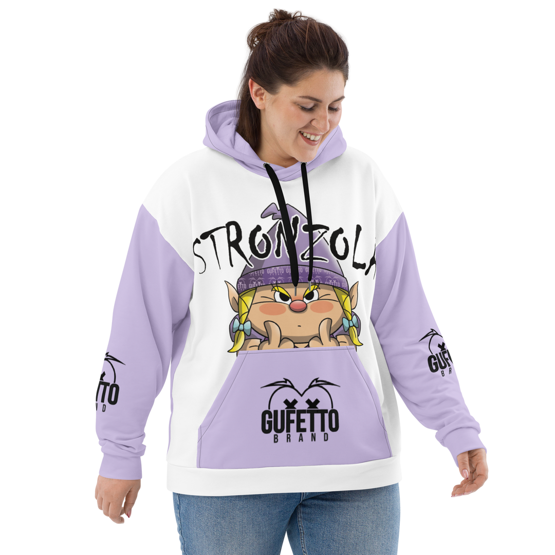 Felpa con cappuccio Uomo/Donna STRONZOLA - Gufetto Brand 