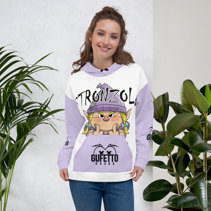 Felpa con cappuccio Uomo/Donna STRONZOLA - Gufetto Brand 
