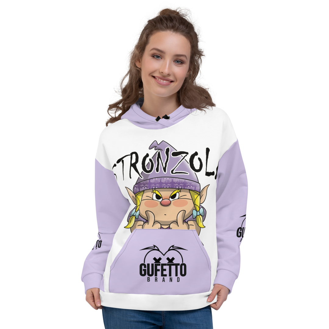 Felpa con cappuccio Uomo/Donna STRONZOLA - Gufetto Brand 