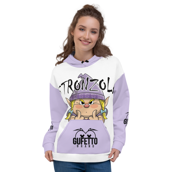 Felpa con cappuccio Uomo/Donna STRONZOLA - Gufetto Brand 