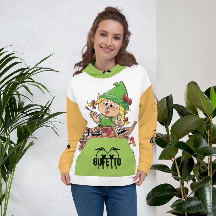 Felpa con cappuccio Uomo/Donna SUSHOLA - Gufetto Brand 
