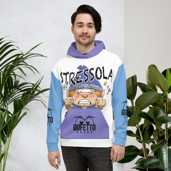 Felpa con cappuccio Uomo/Donna STRESSOLA - Gufetto Brand 