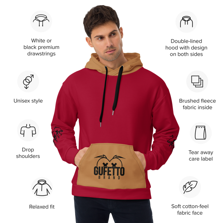 Felpa con cappuccio Uomo/Donna BRONTOLA - Gufetto Brand 