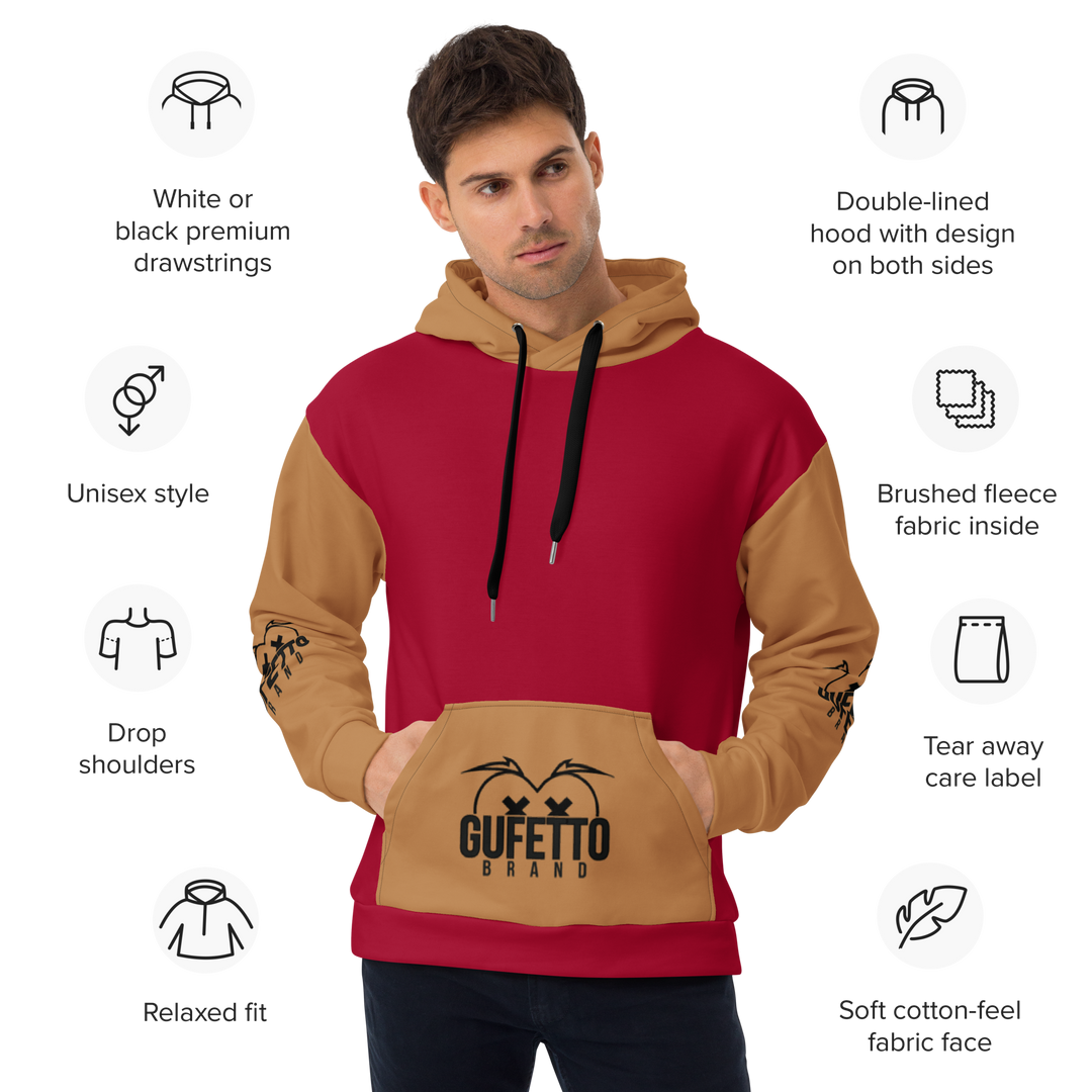 Felpa con cappuccio Uomo/Donna BRONTOLO - Gufetto Brand 