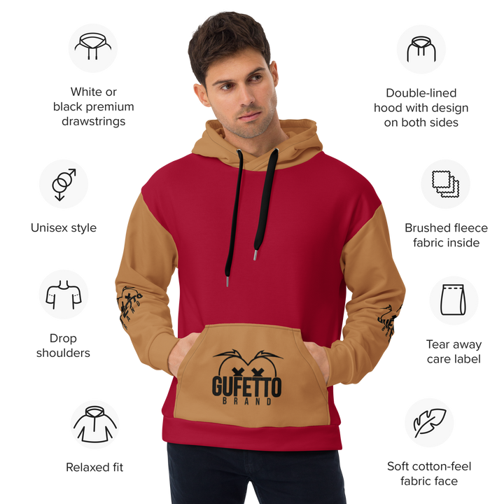 Felpa con cappuccio Uomo/Donna BRONTOLO - Gufetto Brand 