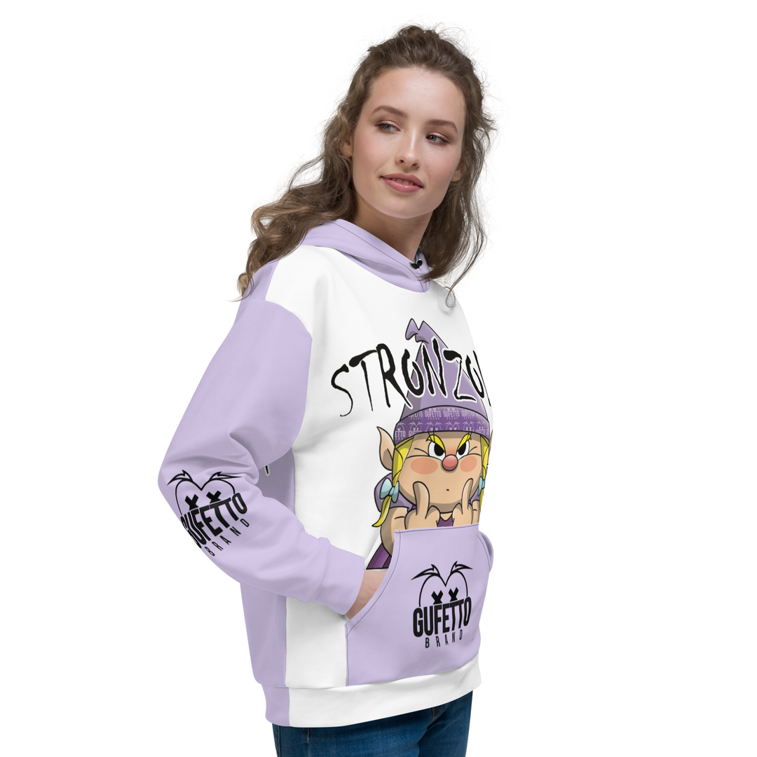 Felpa con cappuccio Uomo/Donna STRONZOLA - Gufetto Brand 