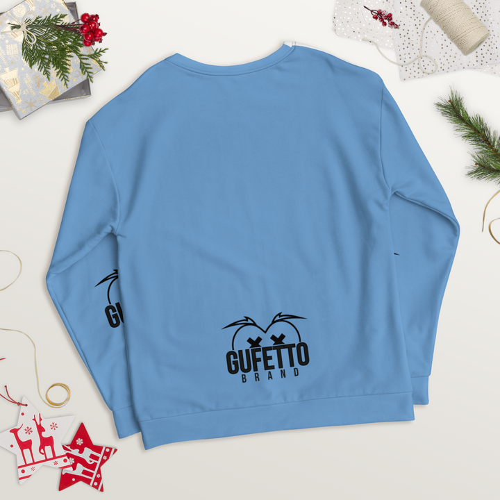 Felpa unisex Uomo/Donna PUPAZZOLO DI NEVE - Gufetto Brand 