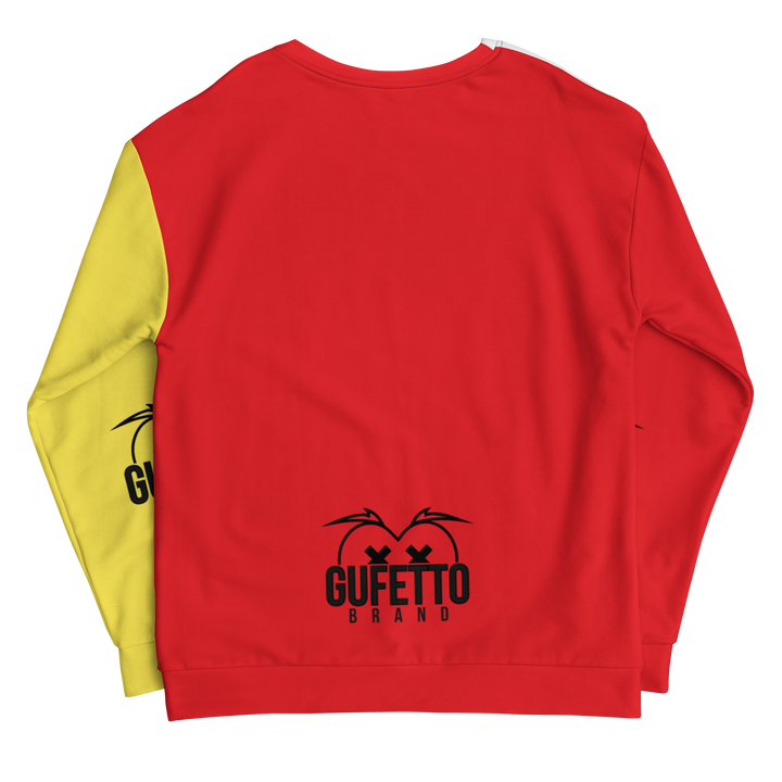 Felpa unisex Uomo/Donna GIALLO ROSSOLO - Gufetto Brand 