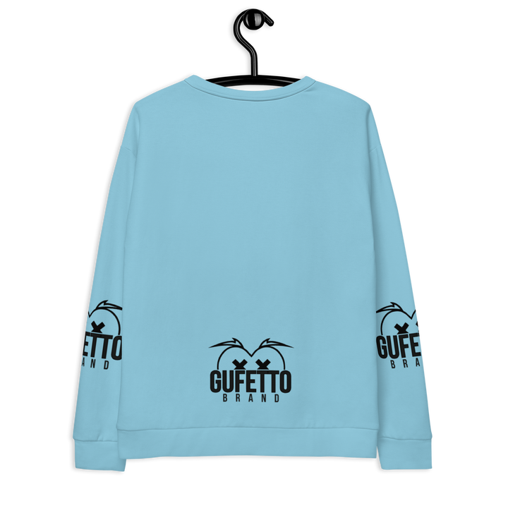 Felpa unisex Uomo/Donna BIANCO CELESTOLO - Gufetto Brand 