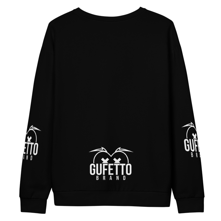 Felpa unisex Uomo/Donna BIANCO NEROLO - Gufetto Brand 