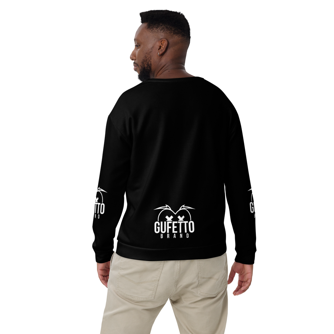 Felpa unisex Uomo/Donna BIANCO NEROLO - Gufetto Brand 