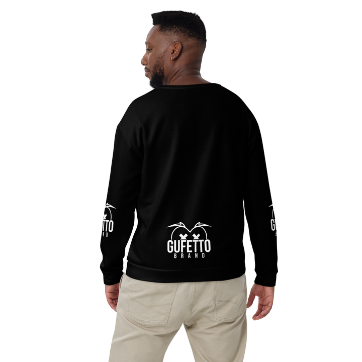 Felpa unisex Uomo/Donna BIANCO NEROLO - Gufetto Brand 