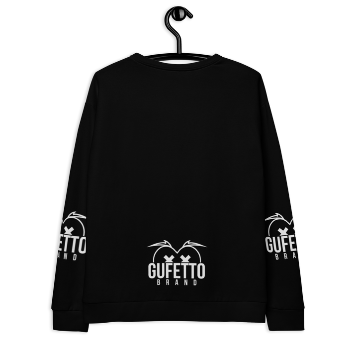 Felpa unisex Uomo/Donna BIANCO NEROLO - Gufetto Brand 