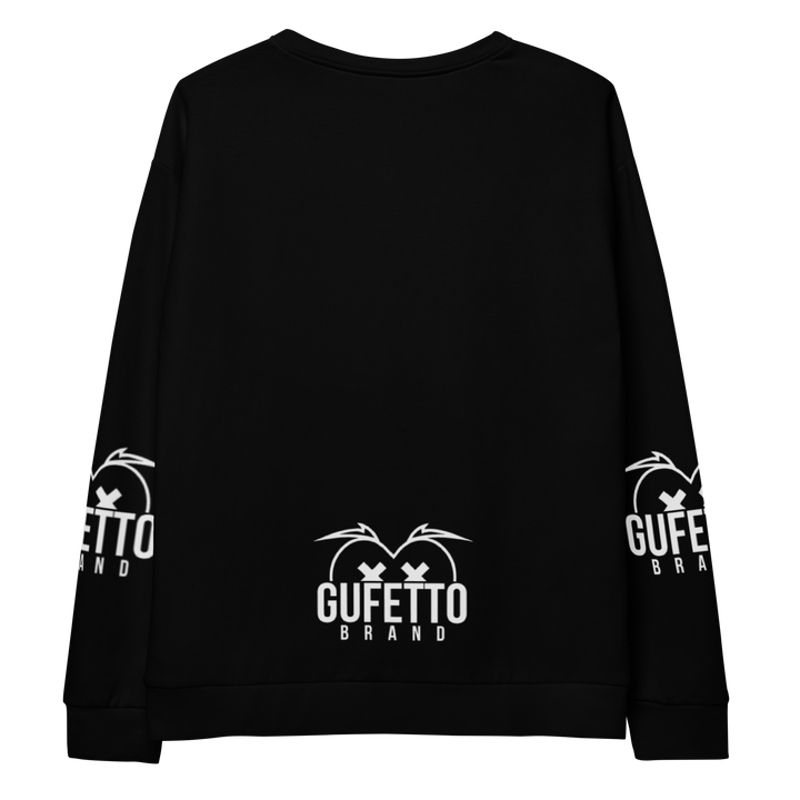 Felpa unisex Uomo/Donna BIANCO NEROLO - Gufetto Brand 