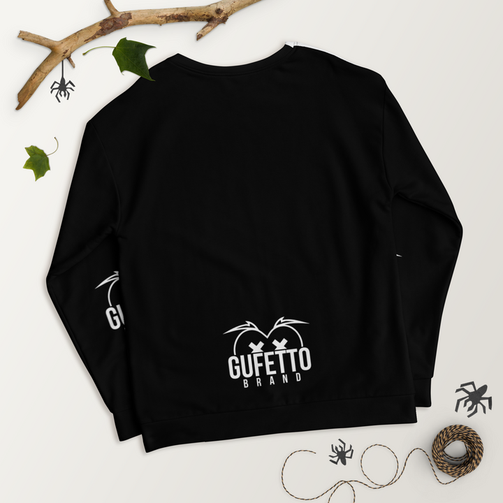 Felpa unisex Uomo/Donna BIANCO NEROLO - Gufetto Brand 