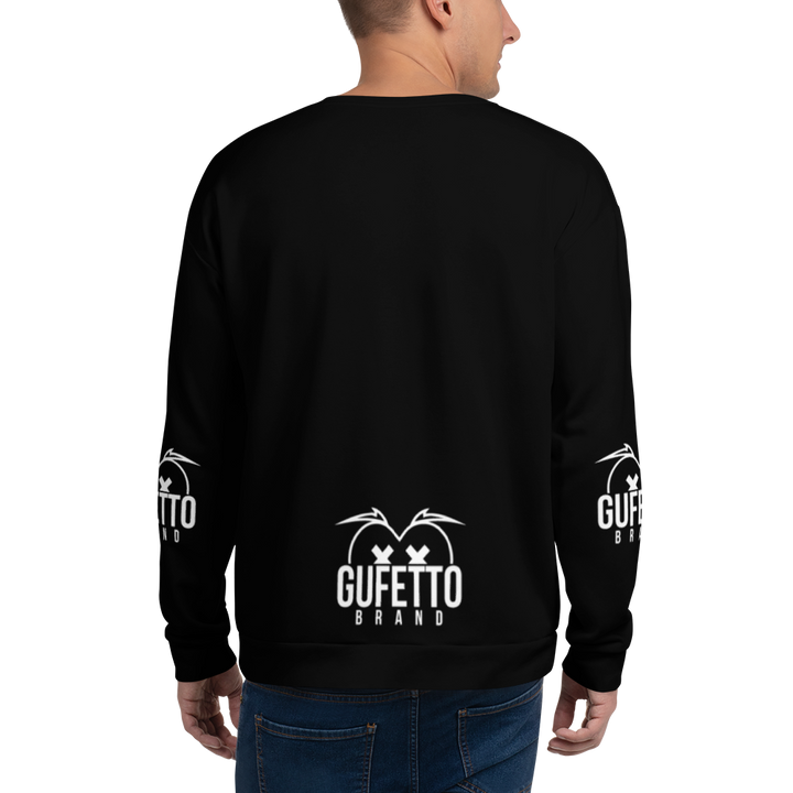 Felpa unisex Uomo/Donna BIANCO NEROLO - Gufetto Brand 