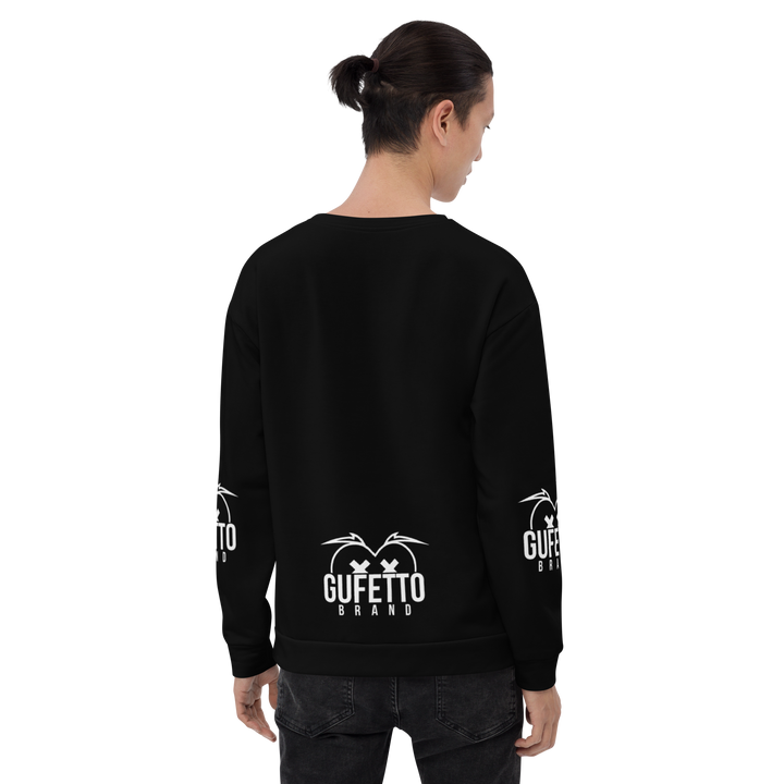 Felpa unisex Uomo/Donna BIANCO NEROLO - Gufetto Brand 