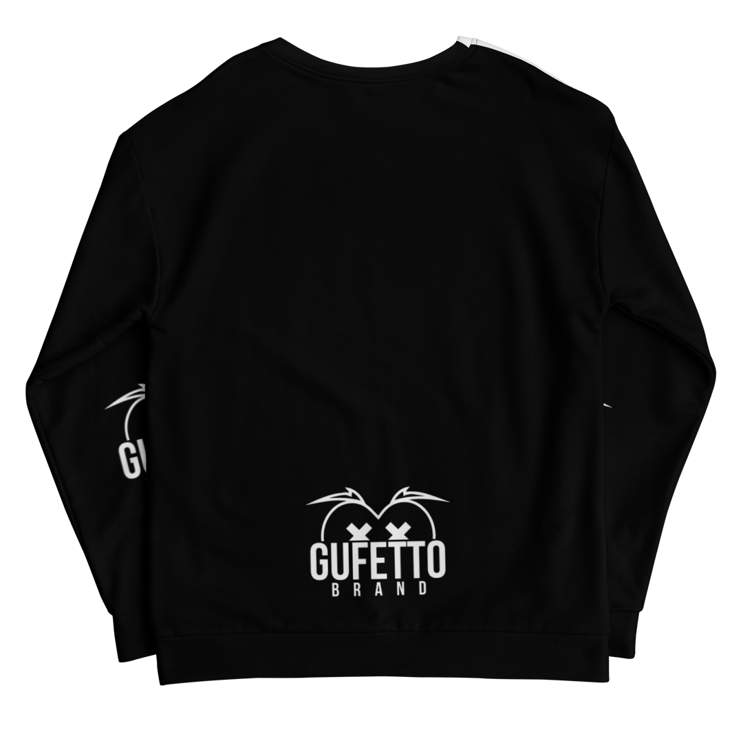 Felpa unisex Uomo/Donna BIANCO NEROLO - Gufetto Brand 