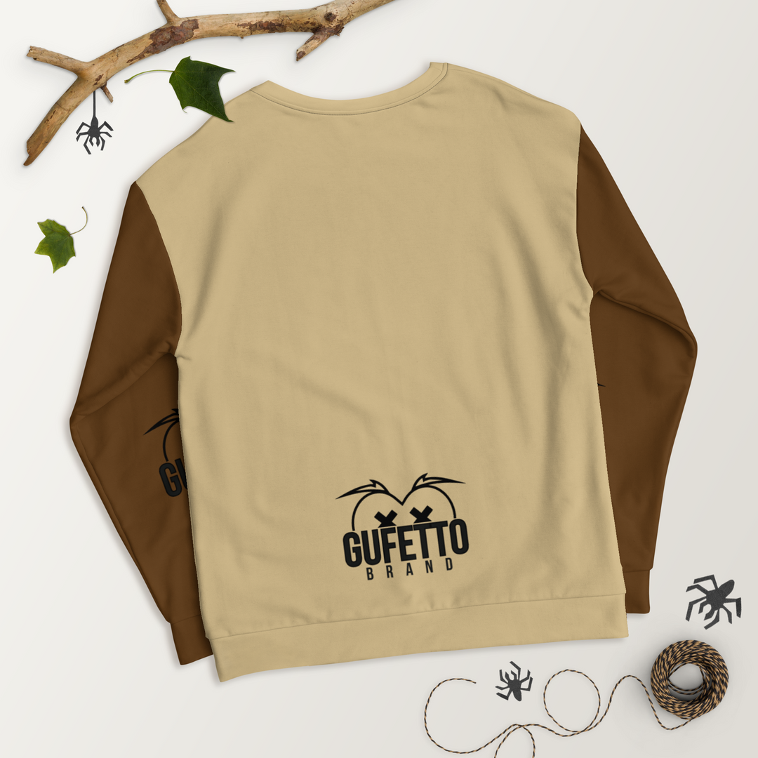 Felpa unisex Uomo/Donna CAGATA - Gufetto Brand 