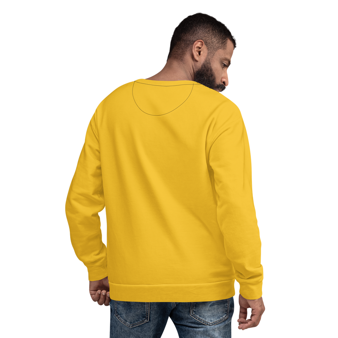 Felpa unisex Uomo/Donna Birrolo Yellow Edition - Gufetto Brand 