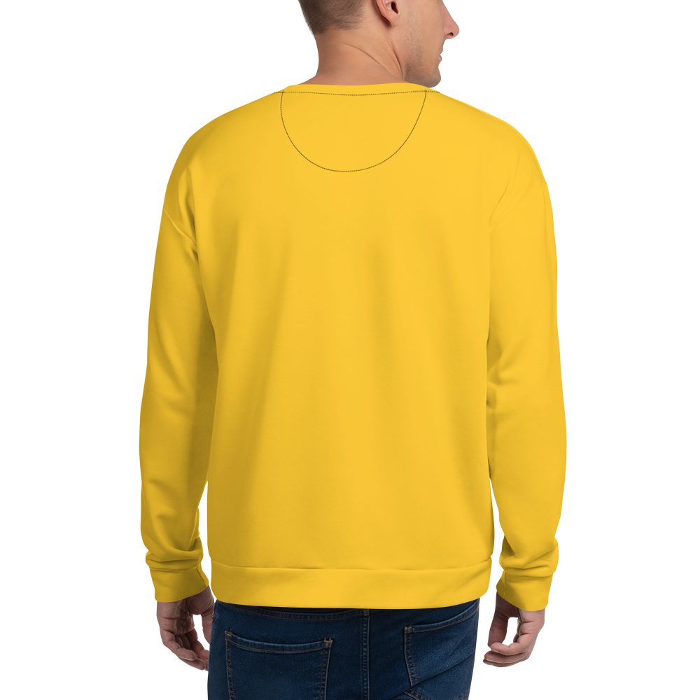 Felpa unisex Uomo/Donna Birrolo Yellow Edition - Gufetto Brand 