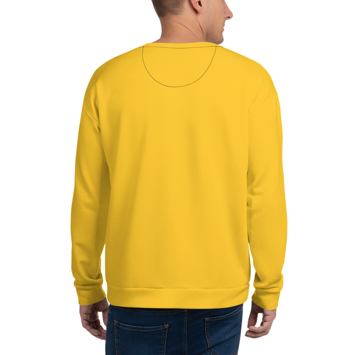 Felpa unisex Uomo/Donna Birrolo Yellow Edition - Gufetto Brand 