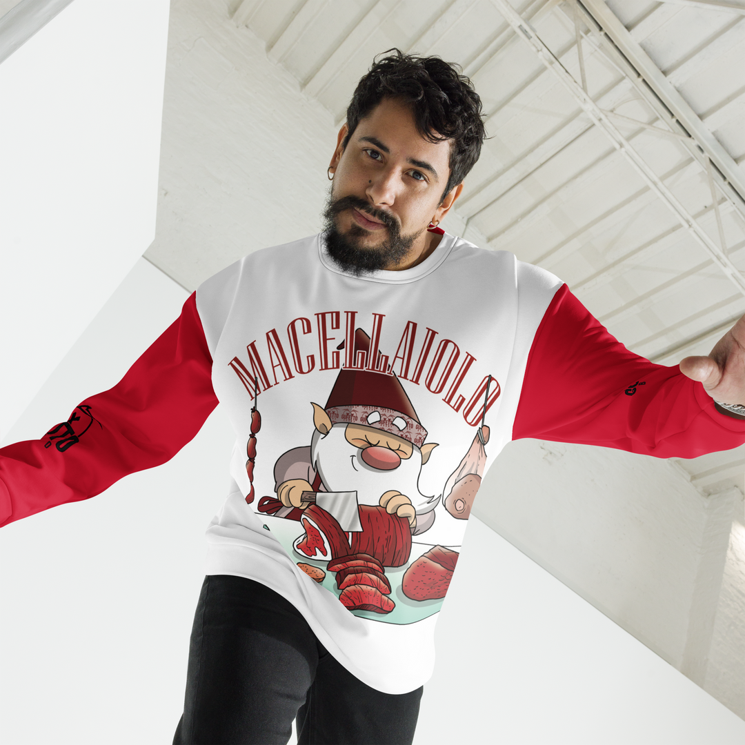 Felpa unisex Uomo/Donna MACELLAIOLO - Gufetto Brand 