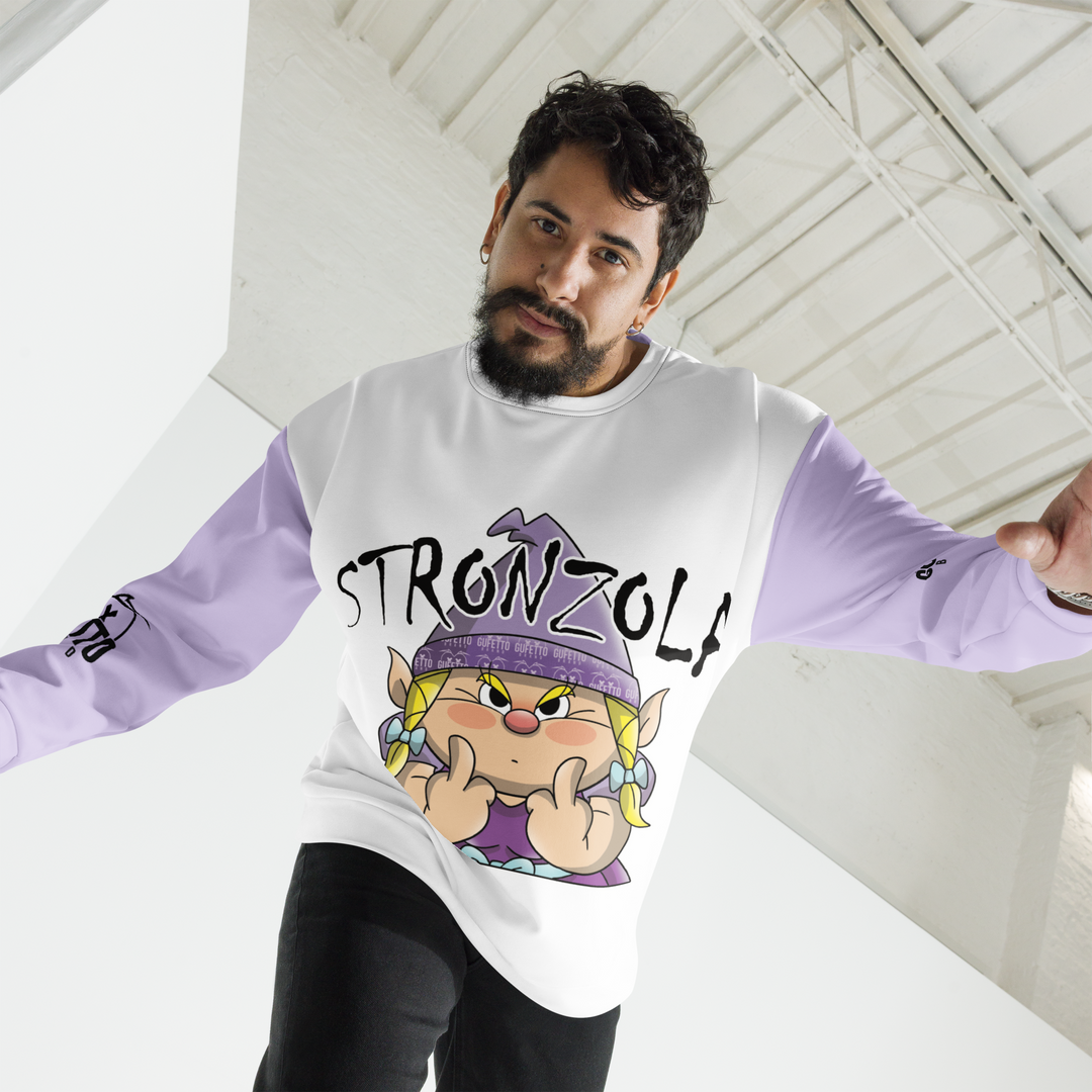 Felpa unisex Uomo/Donna STRONZOLA - Gufetto Brand 