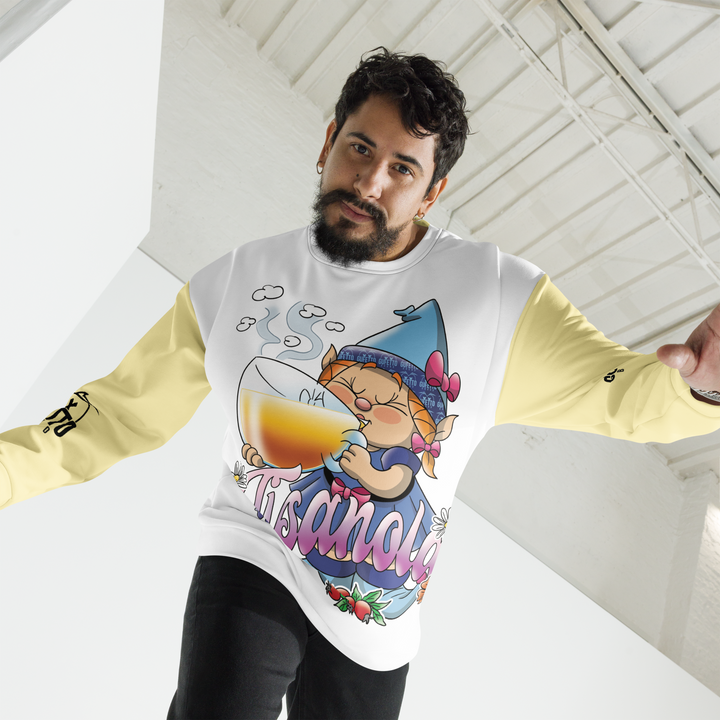 Felpa unisex Uomo/Donna TISANOLA - Gufetto Brand 