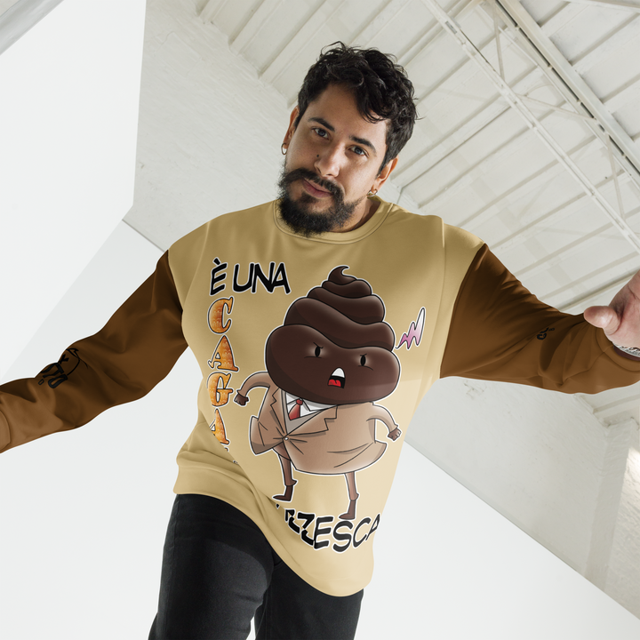 Felpa unisex Uomo/Donna CAGATA - Gufetto Brand 