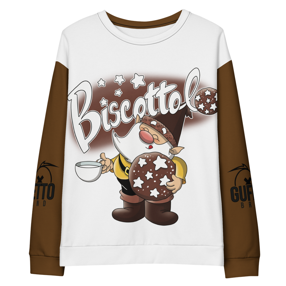 Felpa unisex Uomo/Donna BISCOTTOLO - Gufetto Brand 