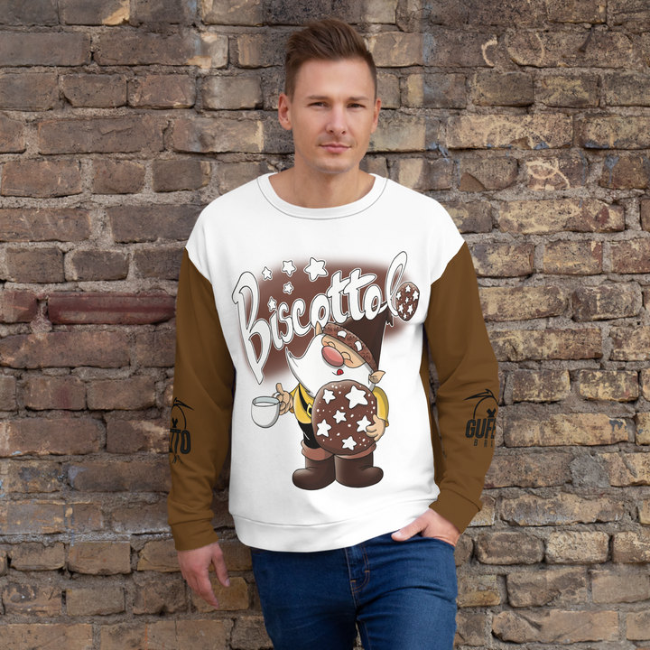 Felpa unisex Uomo/Donna BISCOTTOLO - Gufetto Brand 