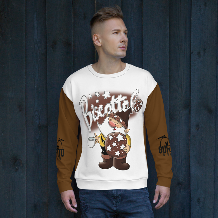 Felpa unisex Uomo/Donna BISCOTTOLO - Gufetto Brand 