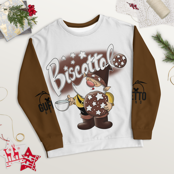 Felpa unisex Uomo/Donna BISCOTTOLO - Gufetto Brand 