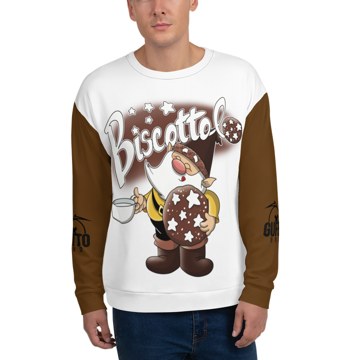 Felpa unisex Uomo/Donna BISCOTTOLO - Gufetto Brand 