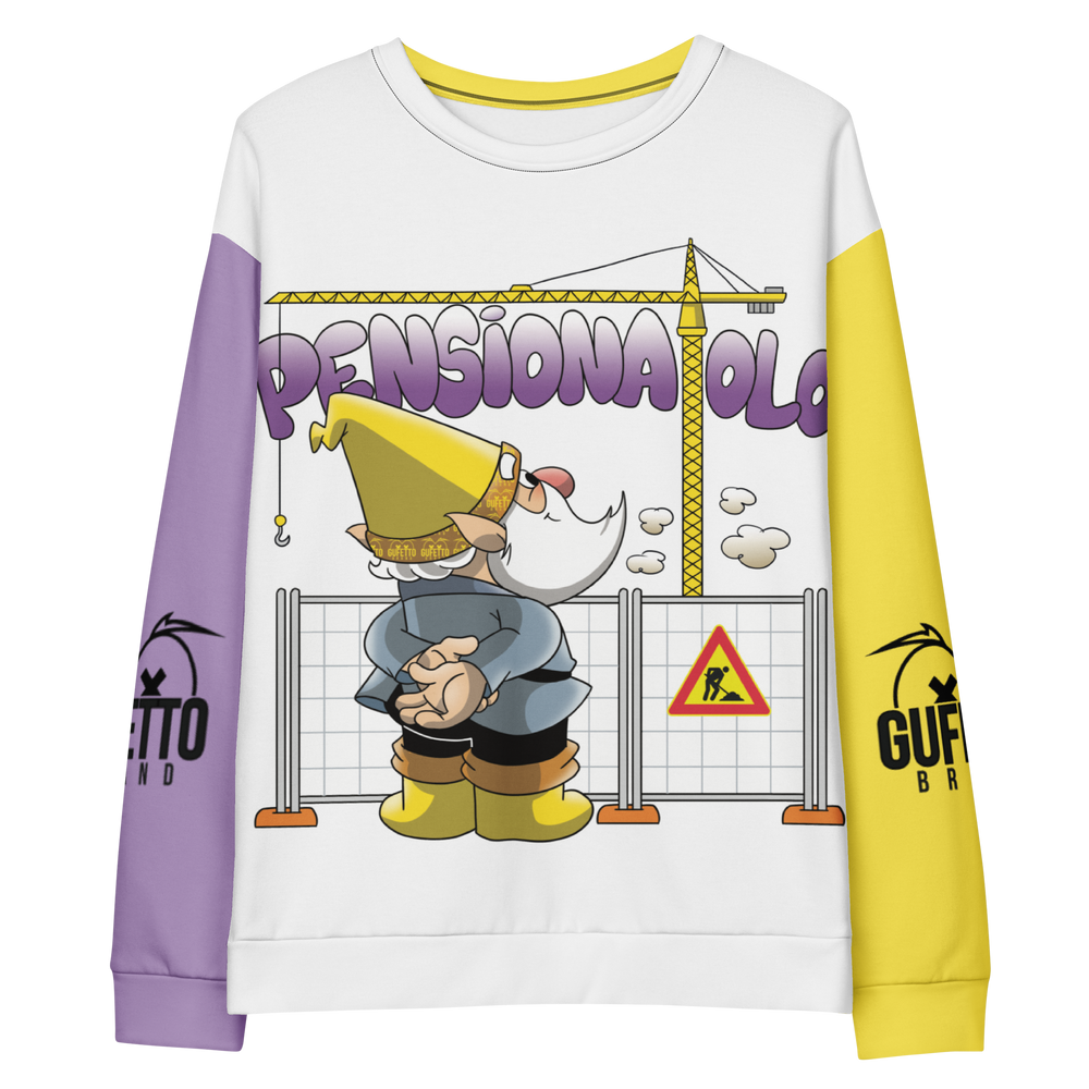 Felpa unisex Uomo/Donna PENSIONATOLO - Gufetto Brand 