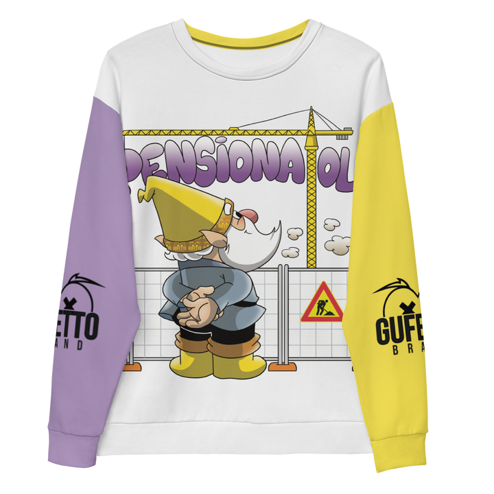 Felpa unisex Uomo/Donna PENSIONATOLO - Gufetto Brand 