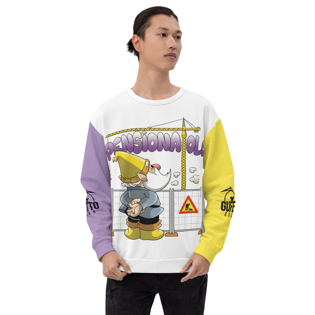 Felpa unisex Uomo/Donna PENSIONATOLO - Gufetto Brand 