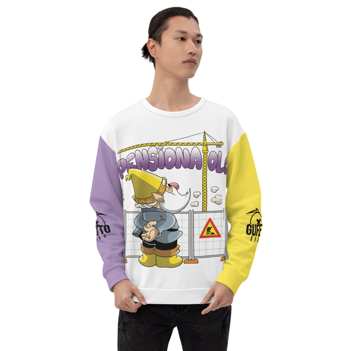 Felpa unisex Uomo/Donna PENSIONATOLO - Gufetto Brand 