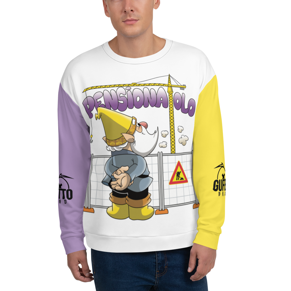 Felpa unisex Uomo/Donna PENSIONATOLO - Gufetto Brand 